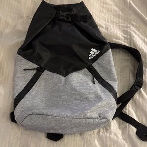 FINAL MARKDOWN 🎉 Adidas Men's Black and Gray One Arm Gym Satchel